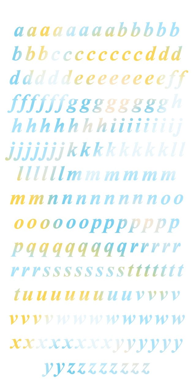 Rose - Messy Theme (Small Letters)