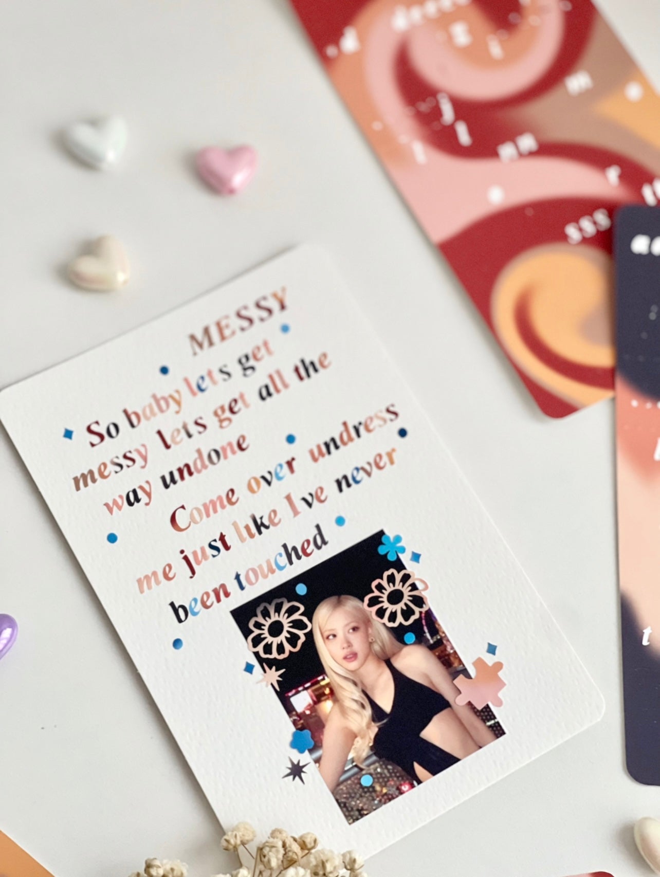 Rose - Messy Theme (Big Letters)