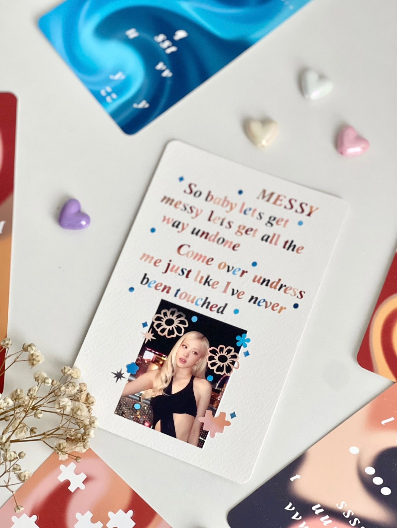 Rose - Messy Theme (Big Letters)