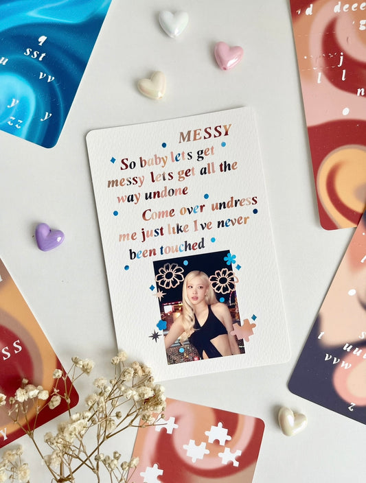 Rose - Messy Theme (Big Letters)