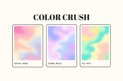 Color Crush °‧🫧⋆.࿔*:･